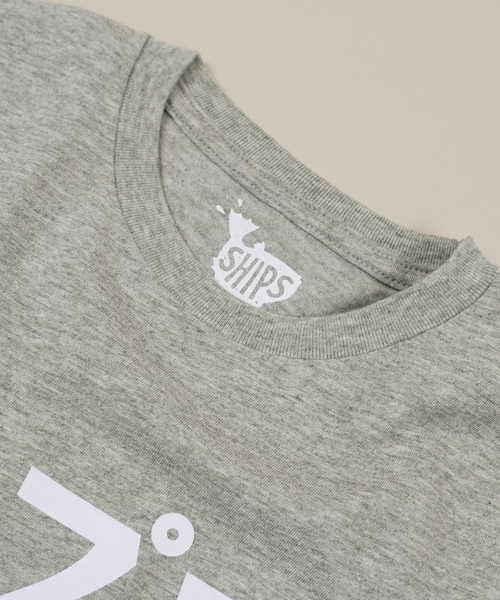 SHIPS(シップス)の「SHIPS KIDS:カタカナ ロゴTEE(100~130cm)(Tシャツ/カットソー・キッズ・グレー/オフホワイト/ネイビー・120/100/110/130)」の6枚目の写真