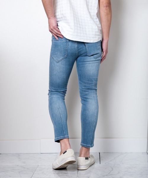 Buffalo Bobs（バッファローボブズ）の「LAGUNA-COOL MAX(ラグナ クールマックス)クールマックス クロップドパンツ（デニムパンツ・メンズ・ホワイト/ブラック/ブルー/サックスブルー/ブルー系その他/ブルー系その他2・1/S/2/M/3/L/4(LL)）」の11枚目の写真
