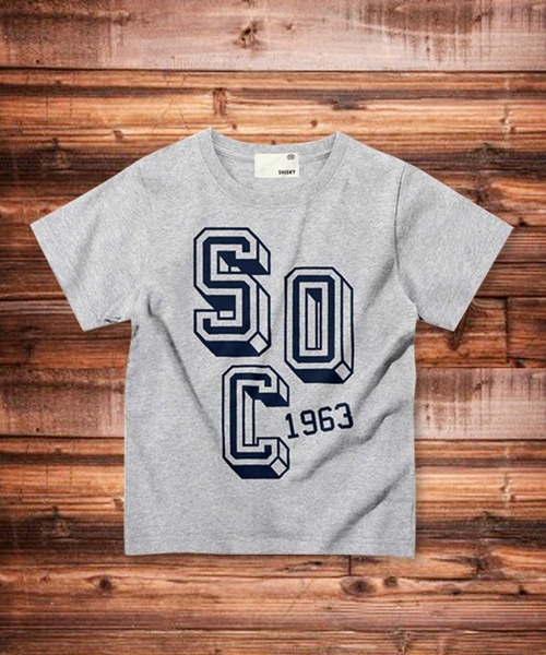 THE CASUAL(カジュアル)の「フロント プリント Tシャツ キッズ(Tシャツ/カットソー・キッズ・E/P/G/R/C/L/H/T/J/D/F/M/S/B/N/O/K/A/Q/I・140/150/160)」の1枚目の写真