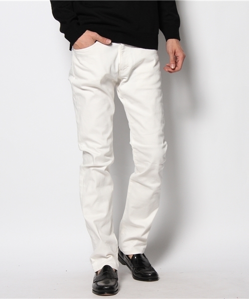 green label relaxing（グリーンレーベルリラクシング）の「スリム 825 ホワイトデニム 5POCパンツ（デニムパンツ・メンズ・ホワイト・29inch/30inch/31inch/32inch/33inch/34inch）」の10枚目の写真