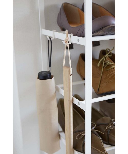 tower（タワー）の「【WEB限定】tower タワー シューズラック 6段（家具・レディース・ホワイト/ブラック・FREE）」の9枚目の写真