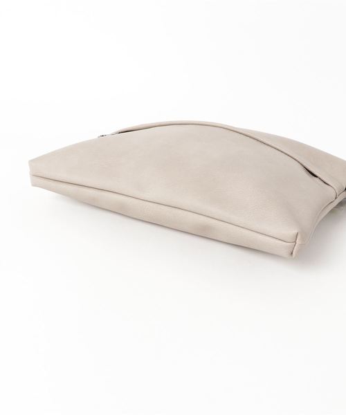 WEGO(ウィゴー)の「WEGO/フェイクレザーサコッシュ(ショルダーバッグ・メンズ・ブラック/グレー・FREE)」の10枚目の写真