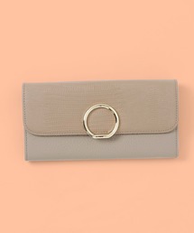 florist | 【牛革】クロコ型押しリングフラップ長財布(財布)