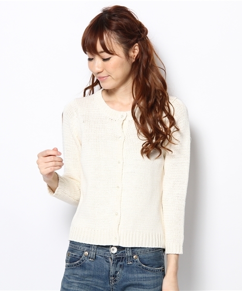 green label relaxing(グリーンレーベルリラクシング)の「○△GT ARPA C/N カーディガン ◆(カーディガン/ボレロ・レディース・オフホワイト/ピンク/ロイヤルブルー・フリー)」の11枚目の写真