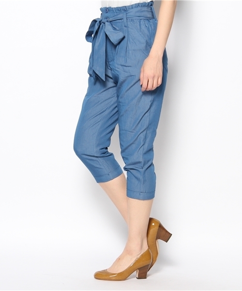 DISCOAT（ディスコート）の「半端丈ｻﾙｴﾙﾊﾟﾝﾂ（その他パンツ・レディース・オフホワイト/ミント/ブルー/ブラック・ﾌﾘ-）」の12枚目の写真