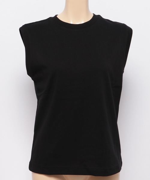 LOWRYS FARM（ローリーズファーム）の「SUPIMAノースリーブ 810168（タンクトップ・レディース・ブラック/キャメル/オフホワイト・MEDIUM/LARGE）」の13枚目の写真