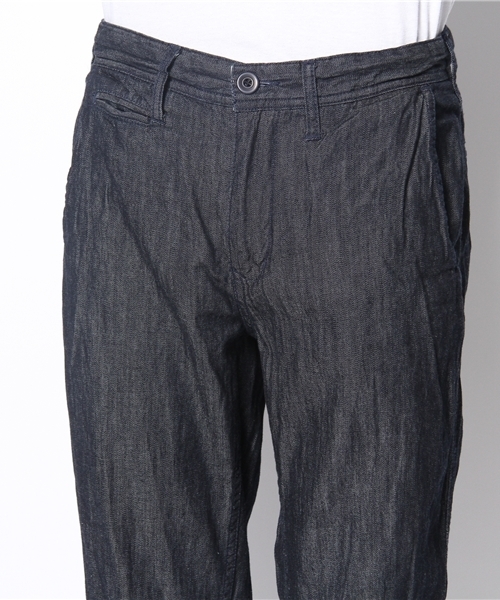 CIAOPANIC TYPY（チャオパニックティピー）の「デニムイージートラウザー（デニムパンツ・メンズ・サックスブルー/ネイビー/ストライプ・SMALL/MEDIUM/LARGE）」の10枚目の写真