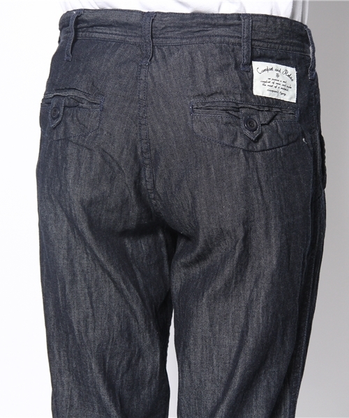 CIAOPANIC TYPY（チャオパニックティピー）の「デニムイージートラウザー（デニムパンツ・メンズ・サックスブルー/ネイビー/ストライプ・SMALL/MEDIUM/LARGE）」の5枚目の写真