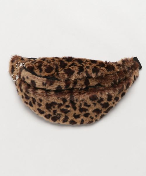 WEGO（ウィゴー）の「WEGO/アニマル柄ウエストバッグ（ボディバッグ/ウエストポーチ・レディース・ブラウン/その他1・FREE）」の4枚目の写真