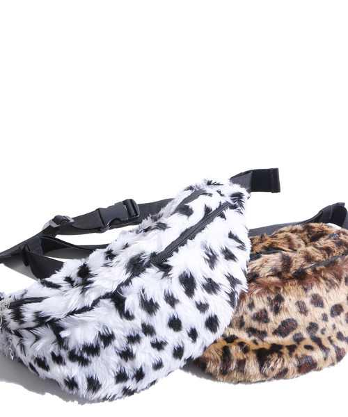 WEGO（ウィゴー）の「WEGO/アニマル柄ウエストバッグ（ボディバッグ/ウエストポーチ・レディース・ブラウン/その他1・FREE）」の3枚目の写真