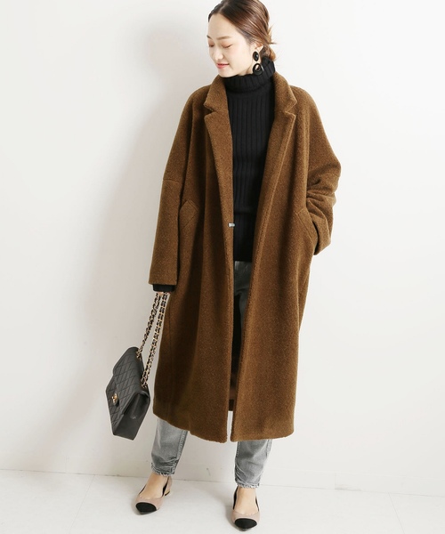 IENA    イエナ   ☆  ムートンコート  ☆  茶系  サイズ38 IENA イエナ ☆ ムートンコート ☆ 茶系 サイズ38