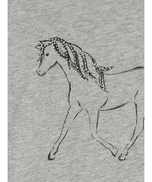 メタリックグラフィック長袖tシャツ メタリックグラフィック長袖tシャツ