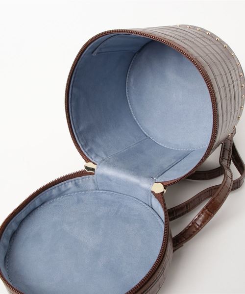 Cheek（チーク）の「スタッズポーチポシェット（ショルダーバッグ・レディース・ブラック/ブラウン・MEDIUM）」の6枚目の写真