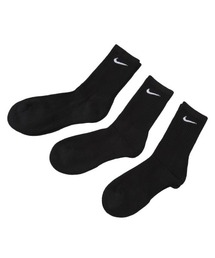 NIKE ナイキ 3P EVERYDAY クルー ソックス SX7664 010 BLACK