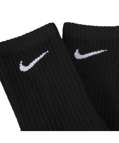 NIKE ナイキ 3P EVERYDAY クルー ソックス SX7664 010 BLACK（ソックス