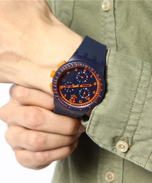 BEAUTY&YOUTH UNITED ARROWS（ビューティーアンドユースユナイテッドアローズ）の「＜SWATCH＞ REBIRTH BLUE¨（アナログ腕時計・メンズ・ネイビー・フリー）」の2枚目の写真