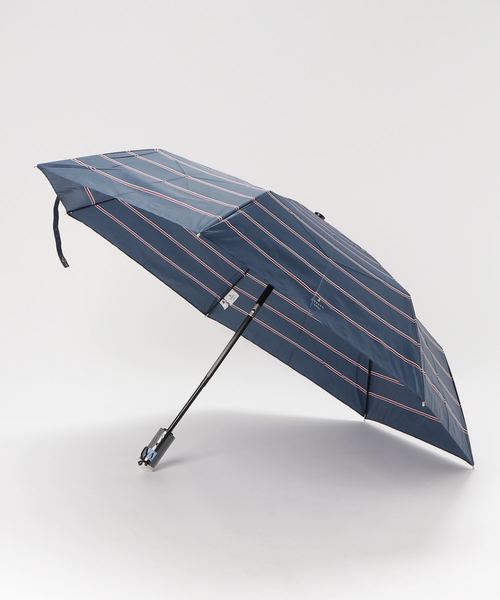 【セール】折りたたみ傘 【ボーダー】（折りたたみ傘）｜LANVIN en Bleu（ランバンオンブルー）
