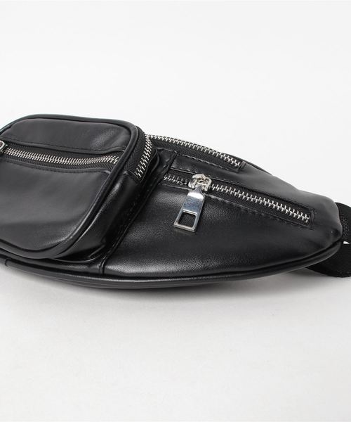 STYLEBLOCK（スタイルブロック）の「チェーン付きボディバッグ（ボディバッグ/ウエストポーチ・レディース・ブラック/レッド/シルバー・FREE）」の8枚目の写真