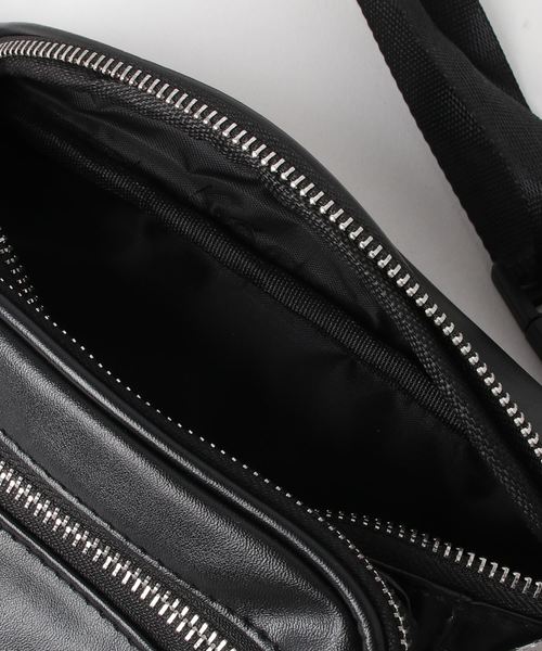 STYLEBLOCK（スタイルブロック）の「チェーン付きボディバッグ（ボディバッグ/ウエストポーチ・レディース・ブラック/レッド/シルバー・FREE）」の7枚目の写真