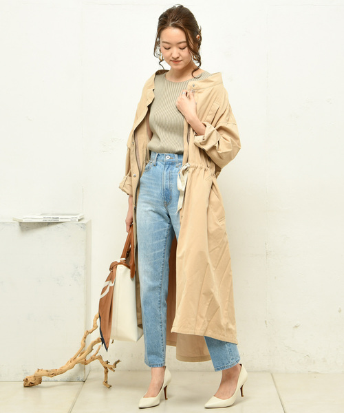 DouDou（ドゥドゥ）の「リブニットタンク（ニット/セーター・レディース・ブラック/グレー/ブルー・FREE）」の16枚目の写真