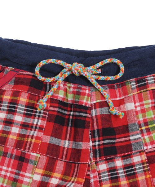 X-girl Stages(エックスガールステージス)の「PATCHWORK HALF PANT(4T~7T)(その他パンツ・キッズ・レッド/ネイビー/グリーン・6T/5T/4T/7T)」の11枚目の写真