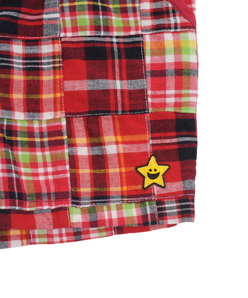 X-girl Stages(エックスガールステージス)の「PATCHWORK HALF PANT(4T~7T)(その他パンツ・キッズ・レッド/ネイビー/グリーン・6T/5T/4T/7T)」の12枚目の写真