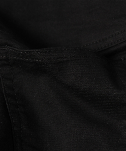 WEGO（ウィゴー）の「WEGO/ハイウエストショートパンツ（デニムパンツ・レディース・ブラック/インディゴブルー・MEDIUM/LARGE）」の6枚目の写真