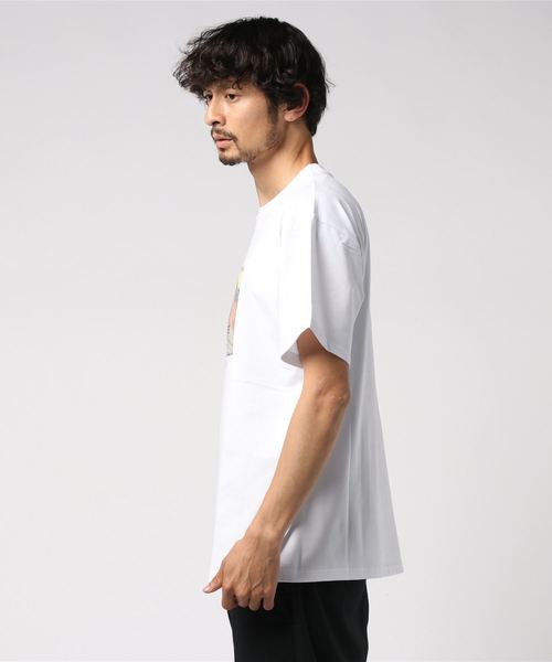 JACKROSE（ジャックローズ）の「JE-ミラーシート・サングラス-SSTEE（Tシャツ/カットソー・メンズ・ホワイト/ブラック・M/L）」の3枚目の写真