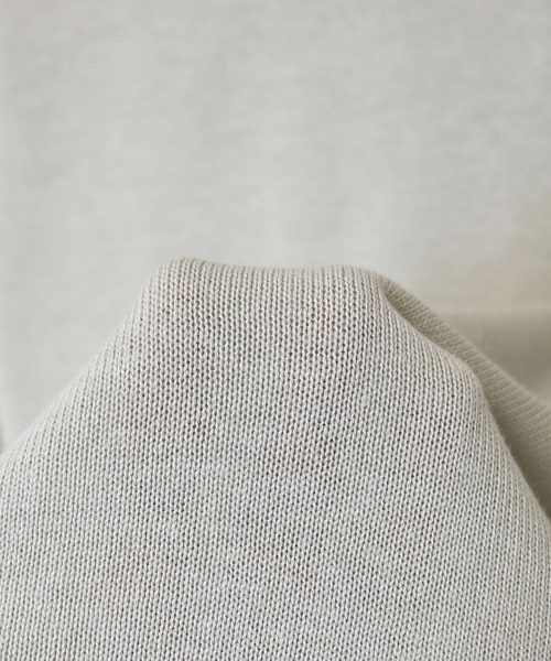 andme(アンドミー)の「麻レーヨンフレンチスリーブニットトップス(ニット/セーター・レディース・ブラック/オフホワイト/カーキ/ベージュ/ライトグレー・M/L)」の15枚目の写真