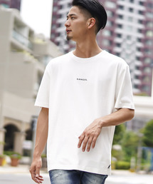 KANGOL | ▼WEB限定【A.S.M×KANGOL コラボ】限定オリジナル別注 ／ KANGOLミニロゴ・刺繍 クルーネックＴシャツ（半袖）(Tシャツ/カットソー)
