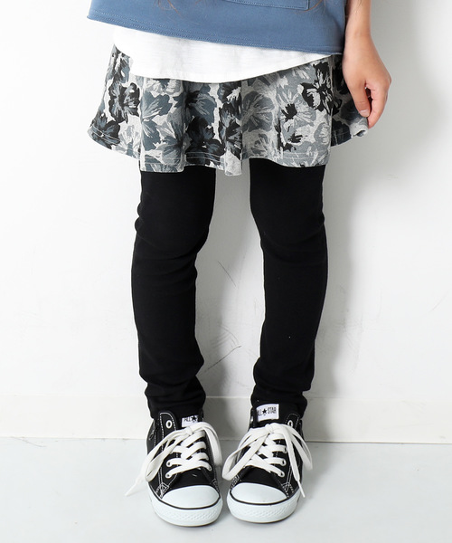 devirock(デビロック)の「プリント10分丈スカッツ(スカート・キッズ・ベージュ/カモフラージュ/ラベンダー/ブラック系その他/グレー系その他/ブルー系その他/キャメル/グレー系その他2/グレー系その他3/ドット/ブラック系その他2/ブルー系その他2/ブラック系その他3/ブラック系その他4/スモークピンク/ブルー系その他3/ブルー系その他4/スミクロ/ホワイト系その他/モカ/ブラック系その他5/ブラック系その他6/ホワイト系その他2/ブルー系その他5・80cm/90cm/95cm/110cm/100cm/120cm/130cm/140cm/150cm/160cm)」の12枚目の写真