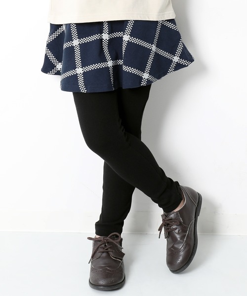 devirock(デビロック)の「プリント10分丈スカッツ(スカート・キッズ・ベージュ/カモフラージュ/ラベンダー/ブラック系その他/グレー系その他/ブルー系その他/キャメル/グレー系その他2/グレー系その他3/ドット/ブラック系その他2/ブルー系その他2/ブラック系その他3/ブラック系その他4/スモークピンク/ブルー系その他3/ブルー系その他4/スミクロ/ホワイト系その他/モカ/ブラック系その他5/ブラック系その他6/ホワイト系その他2/ブルー系その他5・80cm/90cm/95cm/110cm/100cm/120cm/130cm/140cm/150cm/160cm)」の16枚目の写真