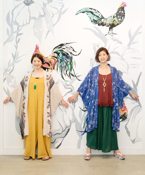 チャイハネ(チャイハネ)の「【チャイハネ】夜空の星柄キモノスリーブロングカーディガン(カーディガン/ボレロ・レディース・ブラック/ネイビー/イエロー・FREE)」の16枚目の写真