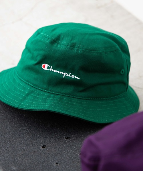 Champion(チャンピオン)の「∴WEGO/Champion 別注バケットハット(ハット・メンズ・ホワイト/ブラック/ベージュ/パープル/ネイビー/レッド/カーキ/オレンジ/グリーン/キャメル/ダークベージュ・FREE)」の6枚目の写真