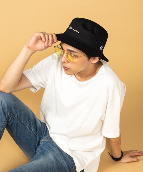 Champion(チャンピオン)の「∴WEGO/Champion 別注バケットハット(ハット・メンズ・ホワイト/ブラック/ベージュ/パープル/ネイビー/レッド/カーキ/オレンジ/グリーン/キャメル/ダークベージュ・FREE)」の15枚目の写真