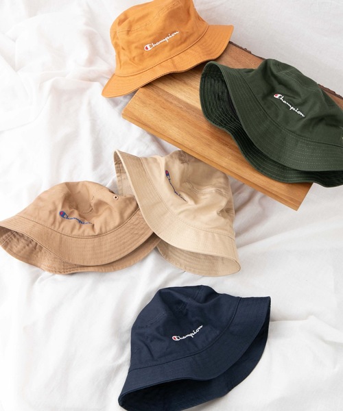 Champion(チャンピオン)の「∴WEGO/Champion 別注バケットハット(ハット・メンズ・ホワイト/ブラック/ベージュ/パープル/ネイビー/レッド/カーキ/オレンジ/グリーン/キャメル/ダークベージュ・FREE)」の19枚目の写真