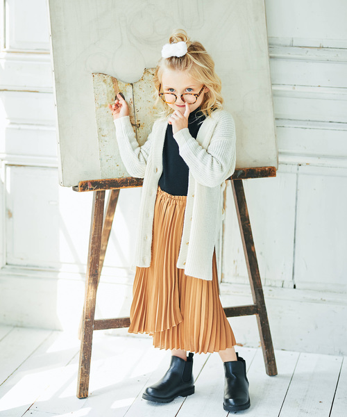 BRANSHES（ブランシェス）の「テレコハイネックTシャツ（Tシャツ/カットソー・キッズ・ホワイト/ブラック/ベージュ/オフホワイト・80ｃｍ/90cm/110cm/100cm/120cm/130cm/140cm/150cm）」の6枚目の写真