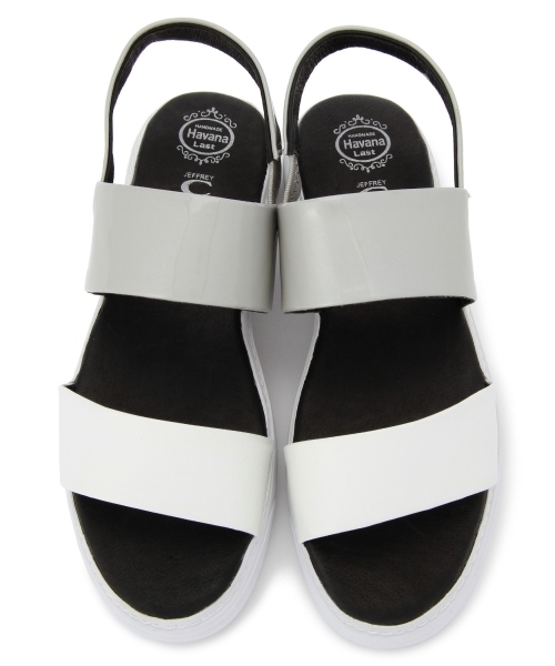 BEAUTY&YOUTH UNITED ARROWS（ビューティーアンドユースユナイテッドアローズ）の「BYMC Jeffrey Campbell バックストラップサンダル ◆（サンダル・レディース・ホワイト/ブラック・38/37/36）」の3枚目の写真