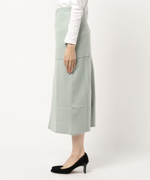 STYLEBLOCK（スタイルブロック）の「スムース起毛タイトスカート（スカート・レディース・ミント/モカ/ラベンダー/ライトベージュ・M）」の6枚目の写真