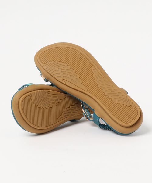 チャイハネ(チャイハネ)の「【チャイハネ】ビジュートングサンダル(サンダル・レディース・ブラック/レッド/ターコイズブルー・MEDIUM/LARGE)」の6枚目の写真