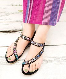 チャイハネ | 【チャイハネ】ビジュートングサンダル(サンダル)