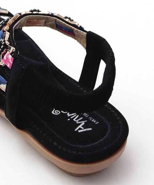 チャイハネ(チャイハネ)の「【チャイハネ】ビジュートングサンダル(サンダル・レディース・ブラック/レッド/ターコイズブルー・MEDIUM/LARGE)」の11枚目の写真