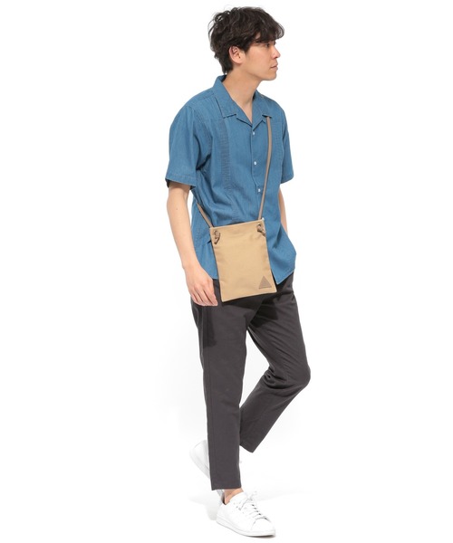 LAKOLE（ラコレ）の「キューバクロップドシャツ / LAKOLE（シャツ/ブラウス・メンズ・ホワイト/オリーブ/サックスブルー/ネイビー・LARGE/MEDIUM）」の21枚目の写真