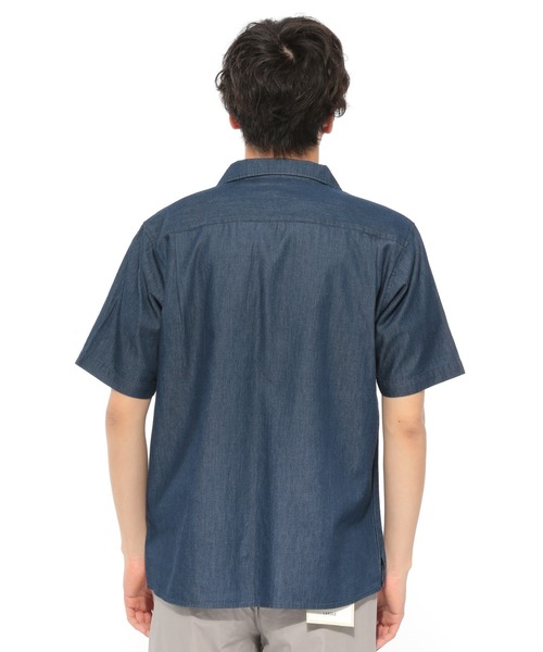 LAKOLE（ラコレ）の「キューバクロップドシャツ / LAKOLE（シャツ/ブラウス・メンズ・ホワイト/オリーブ/サックスブルー/ネイビー・LARGE/MEDIUM）」の15枚目の写真