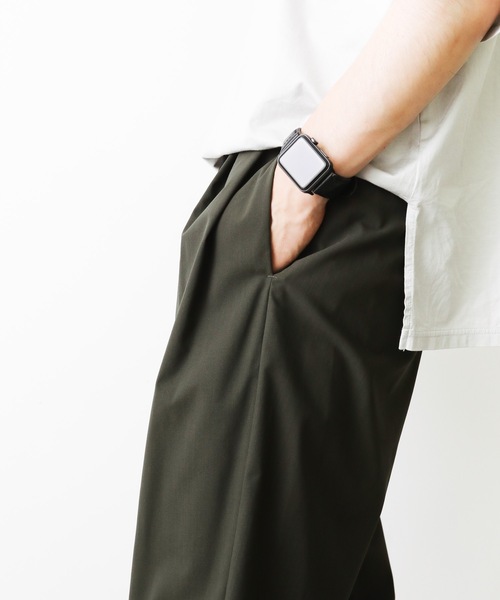 ATTACHMENT(アタッチメント)の「C/Pパナマ 2タックイージーパンツ(その他パンツ・メンズ・ブラック/カーキ・1/3/2)」の10枚目の写真