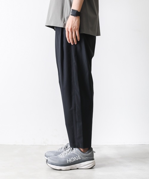 ATTACHMENT(アタッチメント)の「C/Pパナマ 2タックイージーパンツ(その他パンツ・メンズ・ブラック/カーキ・1/3/2)」の21枚目の写真