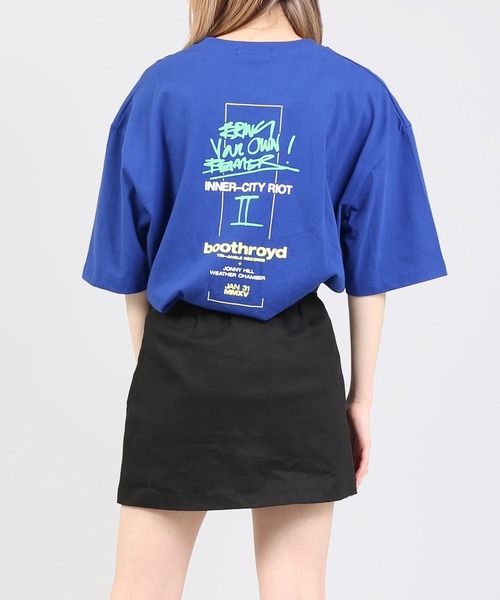 DING（ディング）の「DING/boothroyd Tシャツ（Tシャツ/カットソー・レディース・ブラック/イエロー/ブルー・FREE）」の3枚目の写真