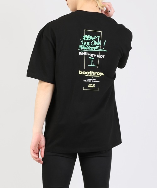 DING（ディング）の「DING/boothroyd Tシャツ（Tシャツ/カットソー・レディース・ブラック/イエロー/ブルー・FREE）」の2枚目の写真