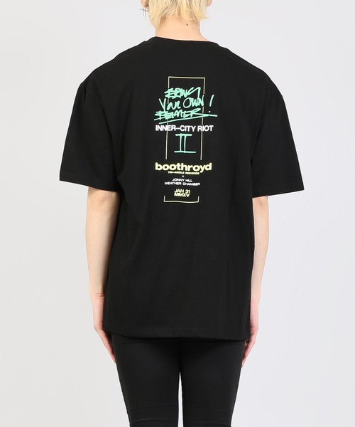 DING（ディング）の「DING/boothroyd Tシャツ（Tシャツ/カットソー・レディース・ブラック/イエロー/ブルー・FREE）」の7枚目の写真