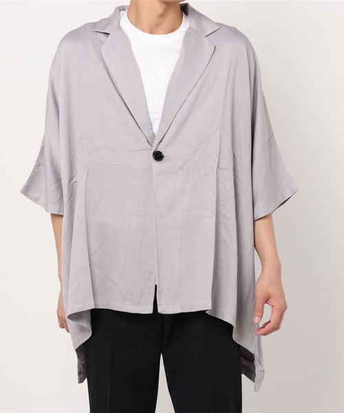 CavariA（キャバリア）の「『CavariA/キャバリア』1Bドルマンスリーブビッグシルエットジャケット（その他アウター・メンズ・ベージュ/ブラウン/グレー・M/L）」の18枚目の写真